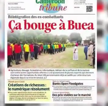 CAMEROUN : REVUE DES UNES DU JEUDI 06 AOÛT 2020