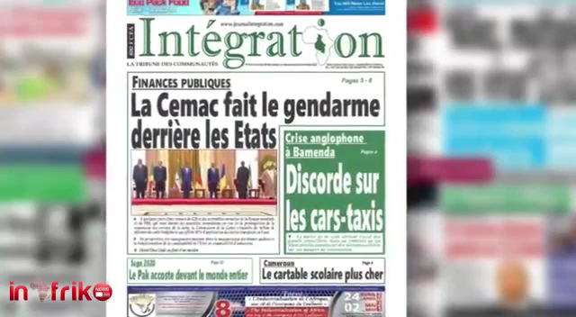 CAMEROUN: REVUE DES UNES DU LUNDI 28 SEPTEMBRE 2020