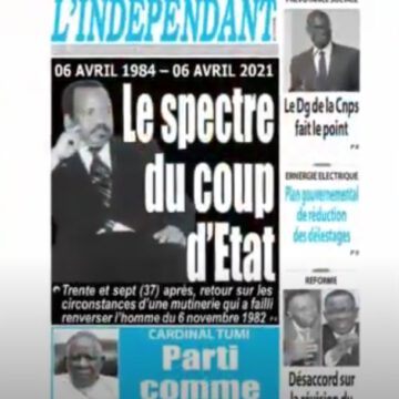 CAMEROUN: REVUE DES UNES DU MARDI 06 AVRIL 2021