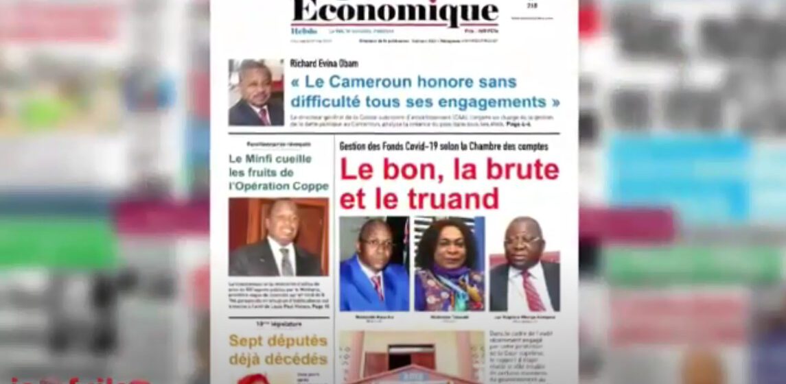 CAMEROUN- REVUE DES UNES DU MARDI 25 MAI 2021