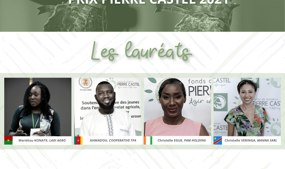 CAMEROUN-ENTREPREUNARIAT: LES LAURÉATS DU PRIX « PIERRE CASTEL 2021 » RECOMPENSÉS