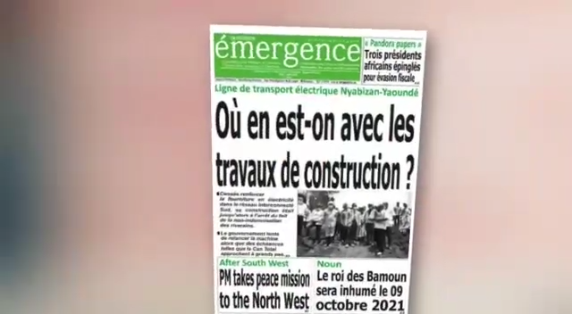 CAMEROUN: REVUE DES UNES DU MARDI 05 OCTOBRE 2021